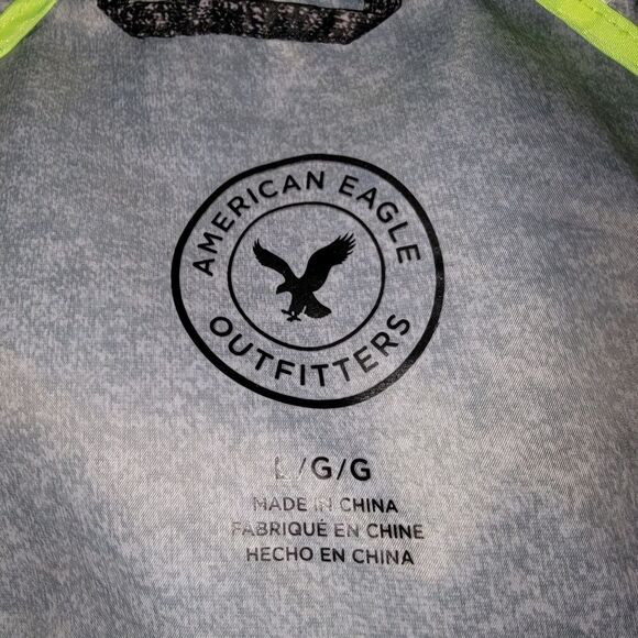 American Eagle AEO Men's Lightweight Windbreaker Rain Jacket Size Large - Picture 6 of 7